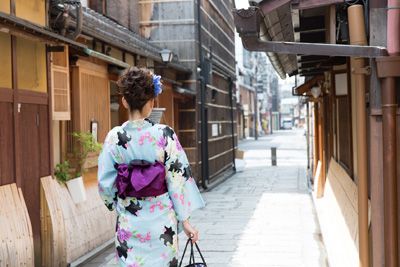 写真：夏の京都・祇園