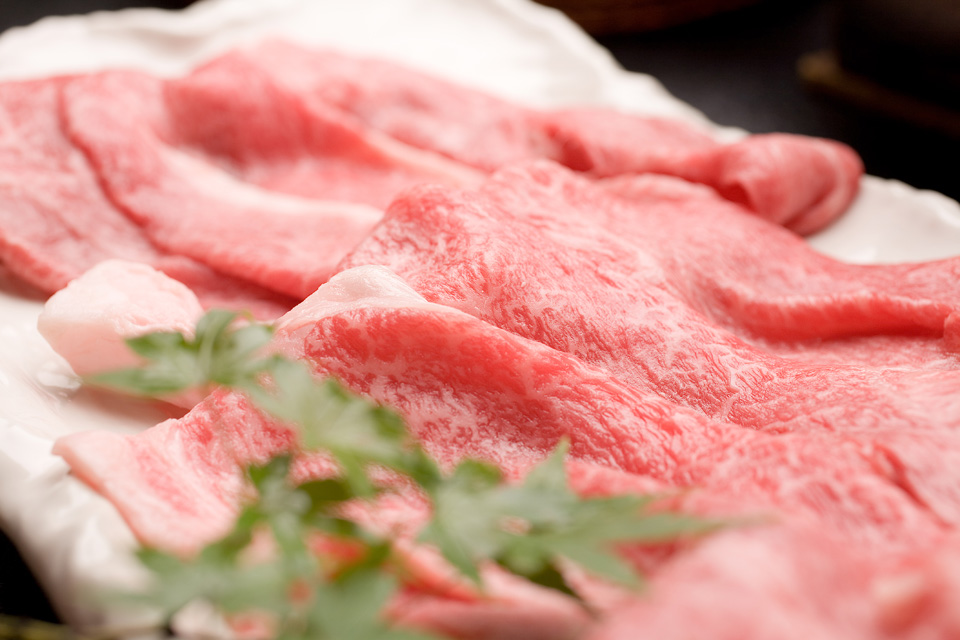 写真：丹波牛の流れを汲む優れた肉質の京都牛