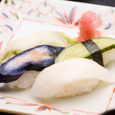 写真：京野菜を使った萬治郎の和食・京料理