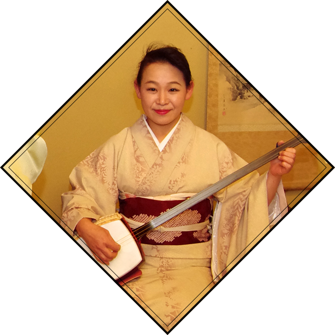 写真：芸妓さん（地方さん）