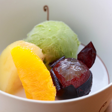 写真：京会席の水物（デザート）